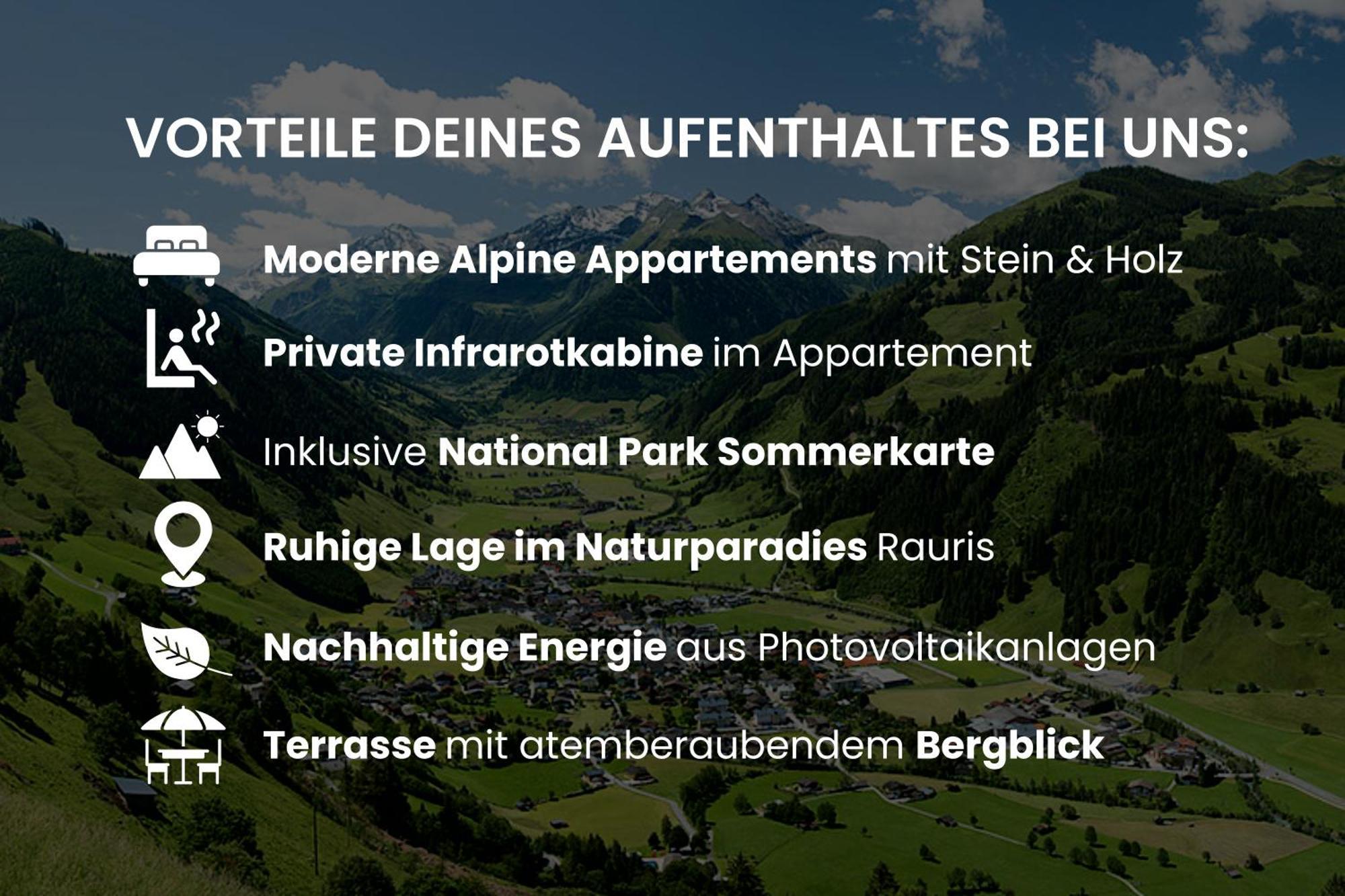 Alpine Apartment Goldquell - Infrarot Kabine, National Park Sommerkarte Und Bergblick Рауріс Екстер'єр фото
